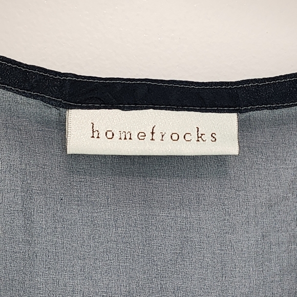 Homefrocks Women's 100% Silk Sleeveless Nipped Tunic Top - M - Picture 4 of 7